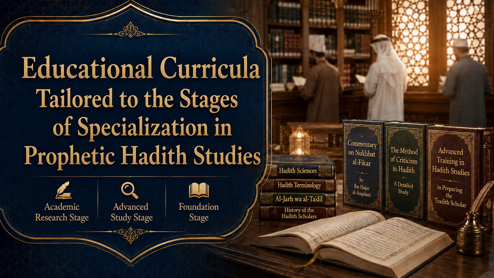 A curriculum aligned with the stages of specialization in the Prophetic Hadith sciences
